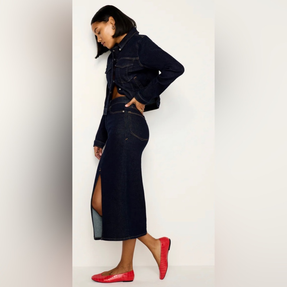 Good American size 8 Dark Indigo Women's skirt